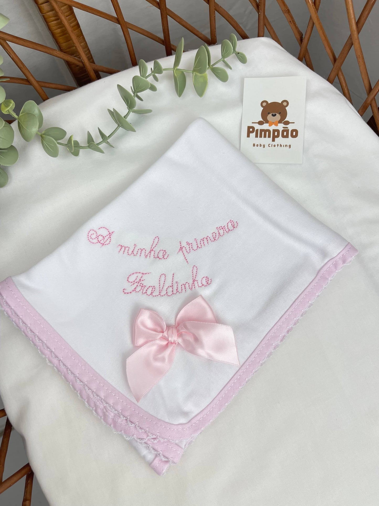 Fralda - a minha primeira fraldinha - Pimpão Baby Clothing