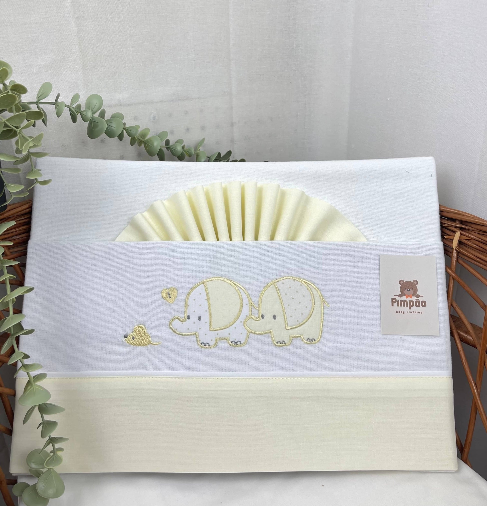 Pimpão Baby Clothing Lençóis Next2Me Amarelo Lençóis de flanela - Next2Me