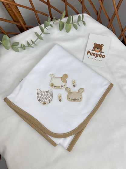 Fralda de pano - animais - Pimpão Baby Clothing