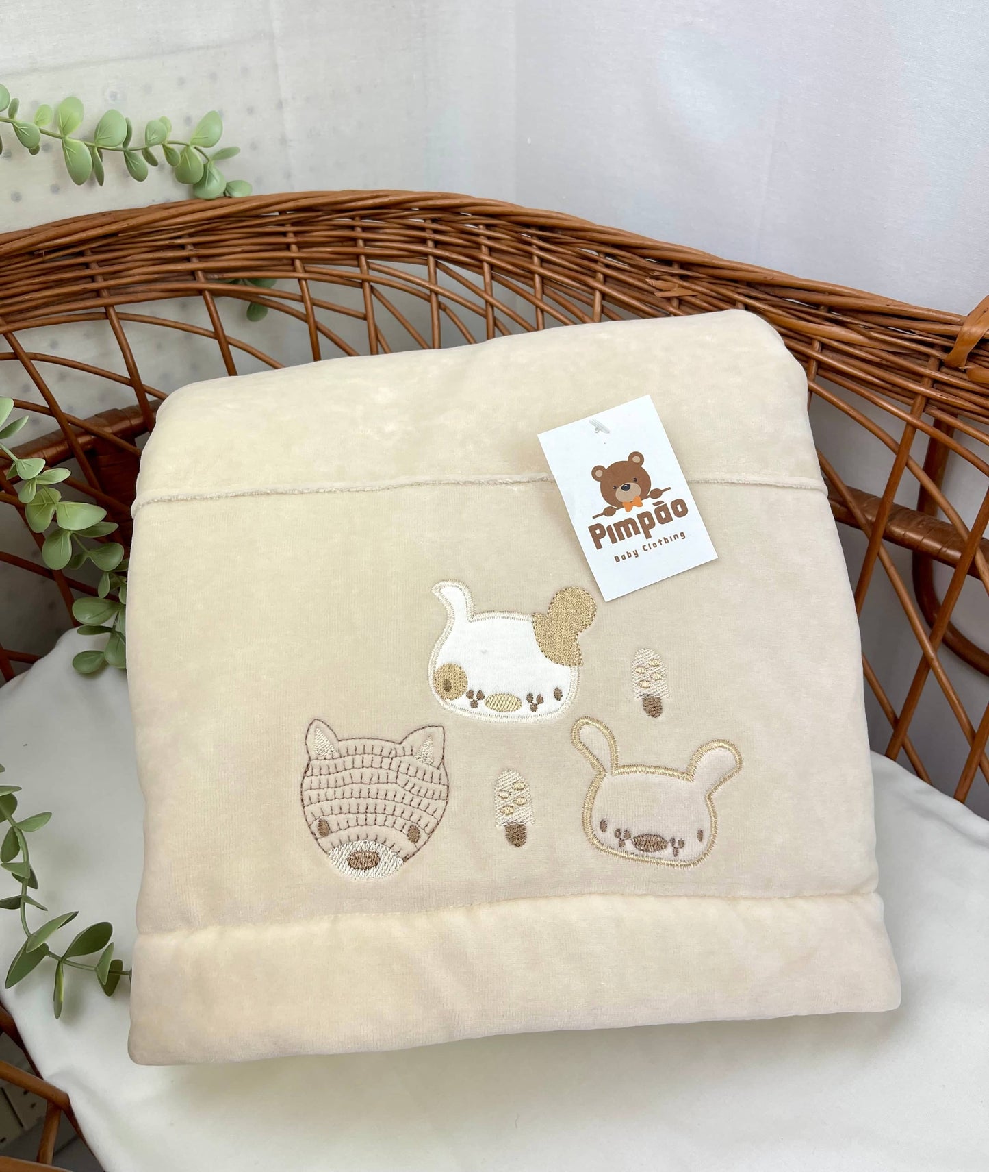 Manta polar - animais - Pimpão Baby Clothing