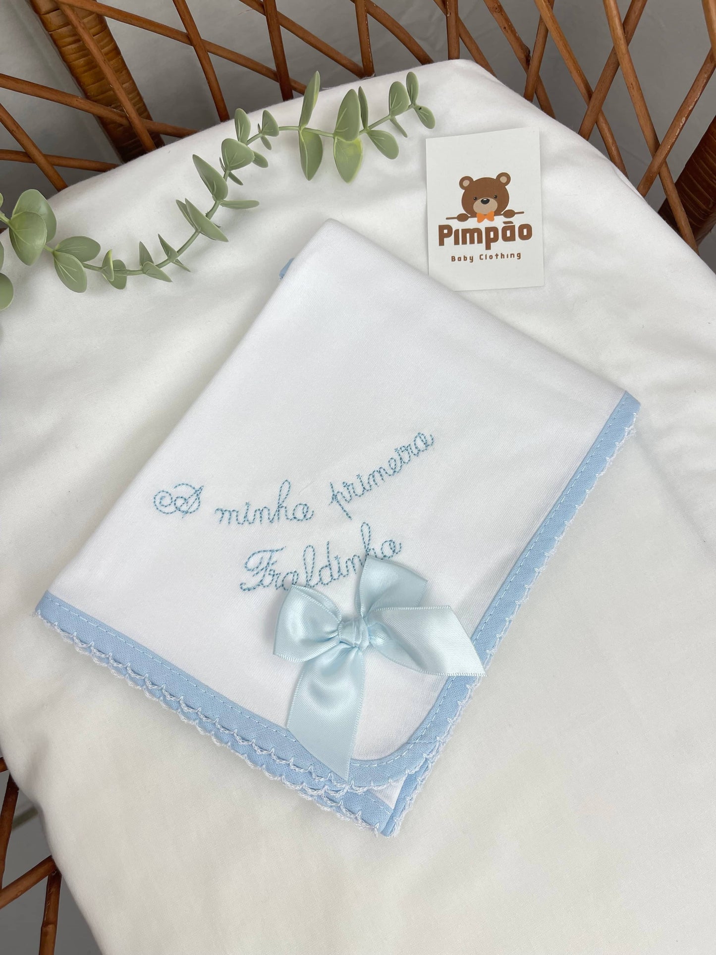 Fralda - a minha primeira fraldinha - Pimpão Baby Clothing