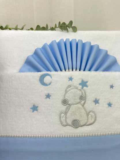 Lençóis de coralina - cama de grades - Pimpão Baby Clothing