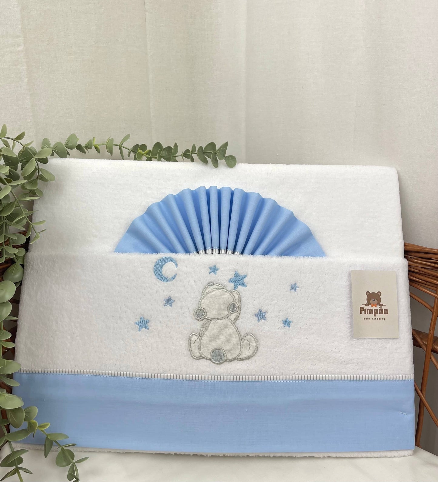 Lençóis de coralina - cama de grades - Pimpão Baby Clothing