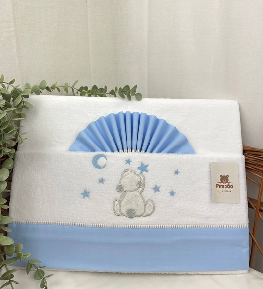 Lençóis de coralina - cama de grades - Pimpão Baby Clothing