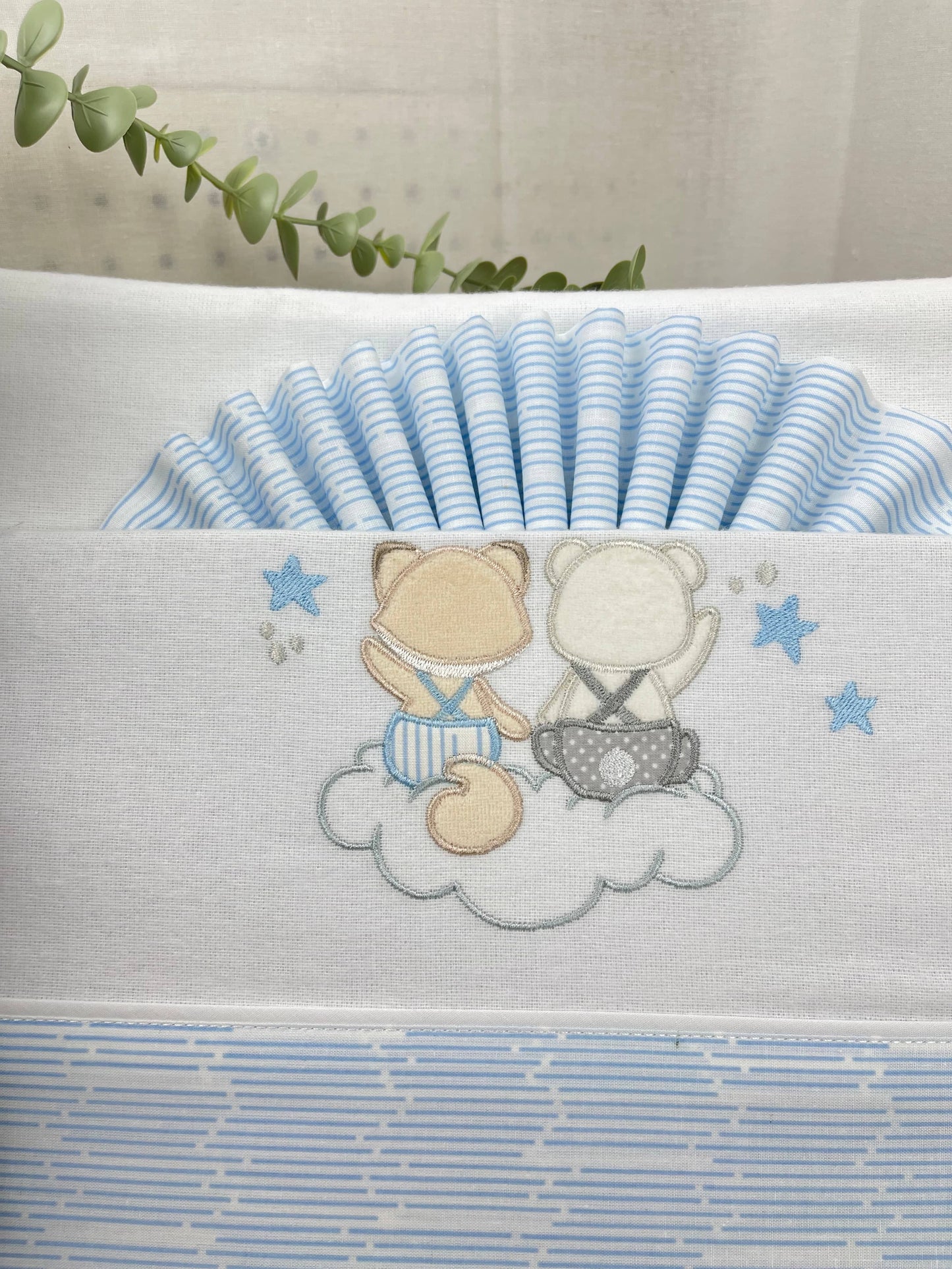 Pimpão Baby Clothing Lençóis MAXI Azul Claro Lençóis de flanela - MAXI