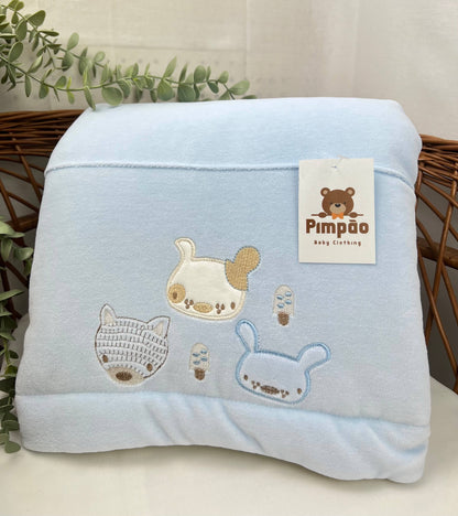 Manta polar - animais - Pimpão Baby Clothing