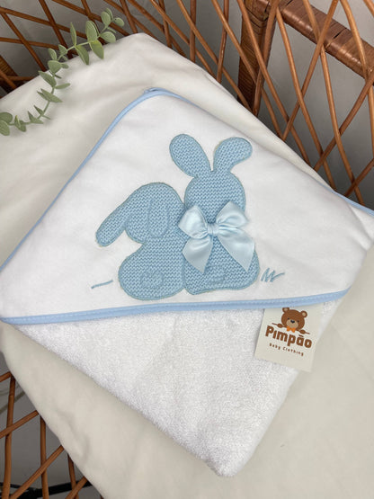 Toalha de banho - coelhinhos - Pimpão Baby Clothing