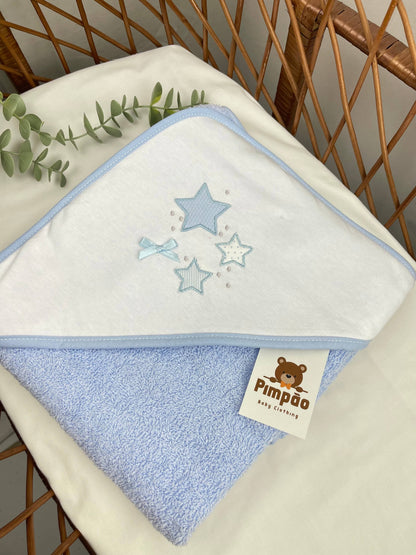 Toalha de banho - estrelinhas - Pimpão Baby Clothing