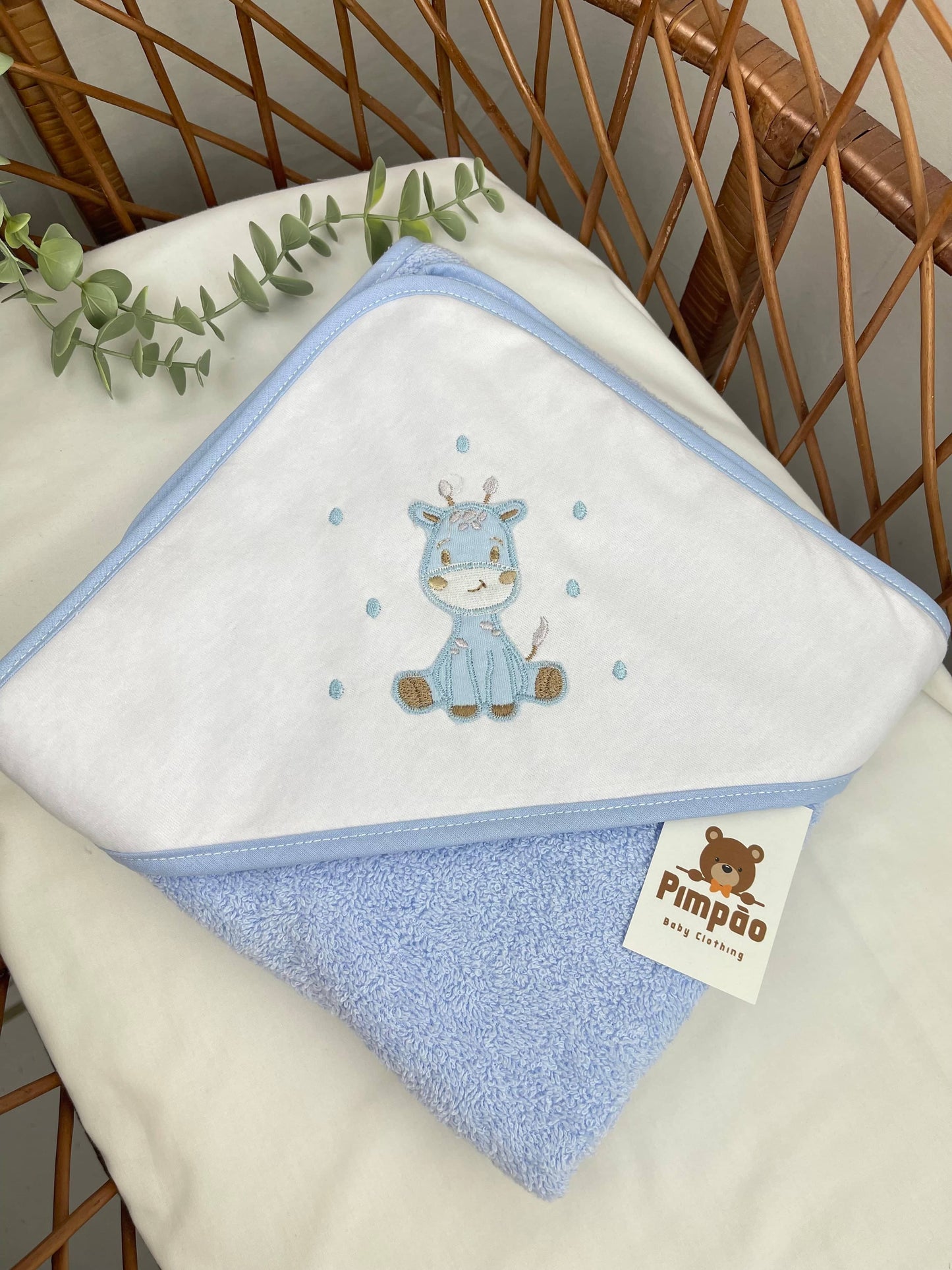 Toalha de banho - girafa - Pimpão Baby Clothing