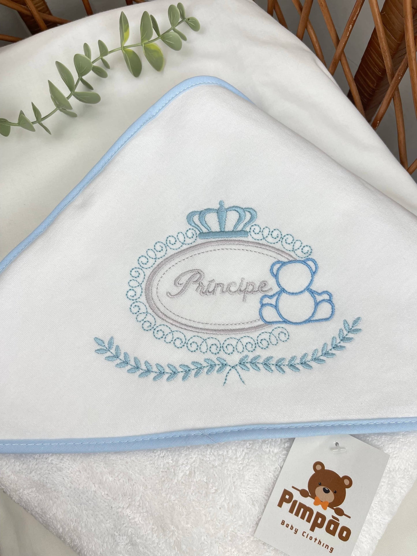 Toalha de banho - príncipe - Pimpão Baby Clothing