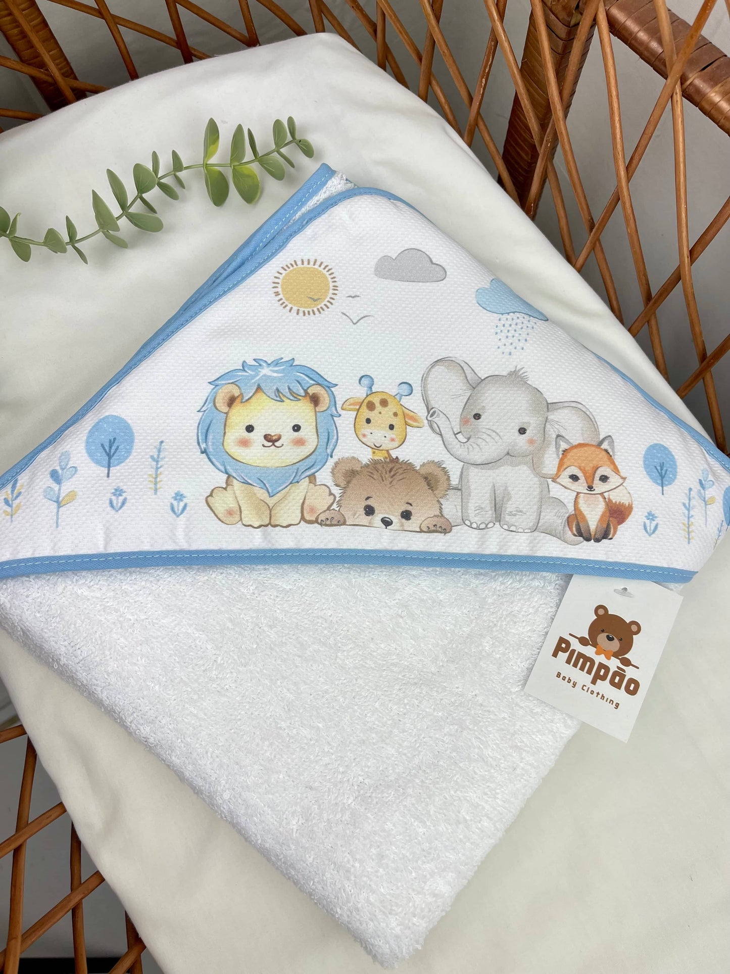Toalha de banho - selva - Pimpão Baby Clothing