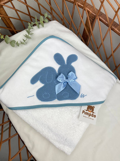Toalha de banho - coelhinhos - Pimpão Baby Clothing