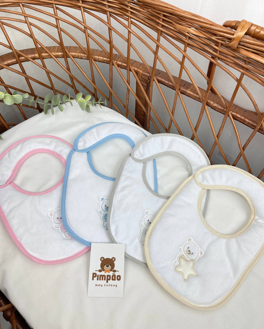 Babete - estrelinha - Pimpão Baby Clothing
