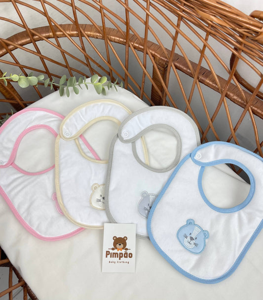 Babete - ursinho - Pimpão Baby Clothing