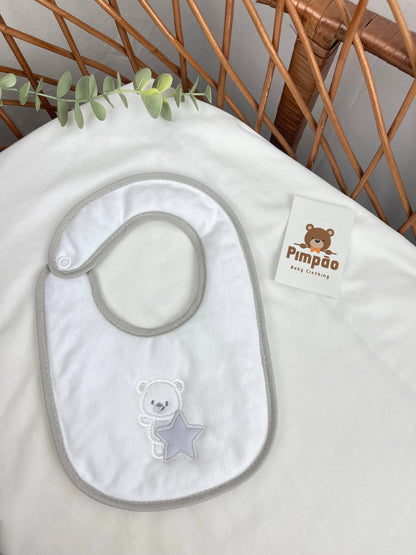 Babete - estrelinha - Pimpão Baby Clothing