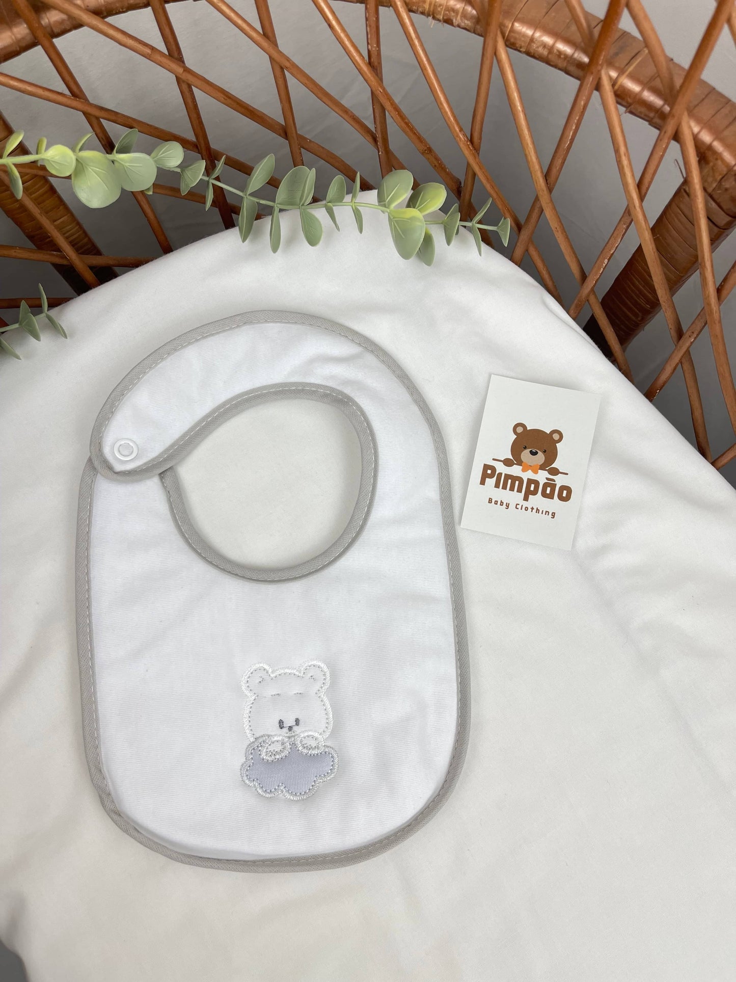 Babete - núvem - Pimpão Baby Clothing