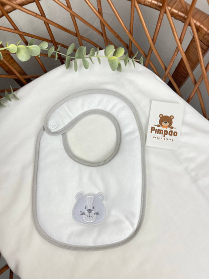 Babete - ursinho - Pimpão Baby Clothing