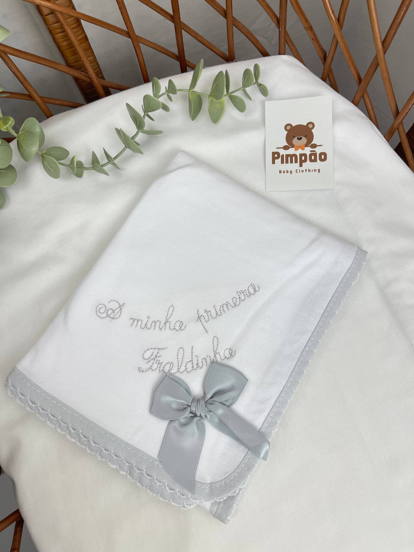 Fralda - a minha primeira fraldinha - Pimpão Baby Clothing