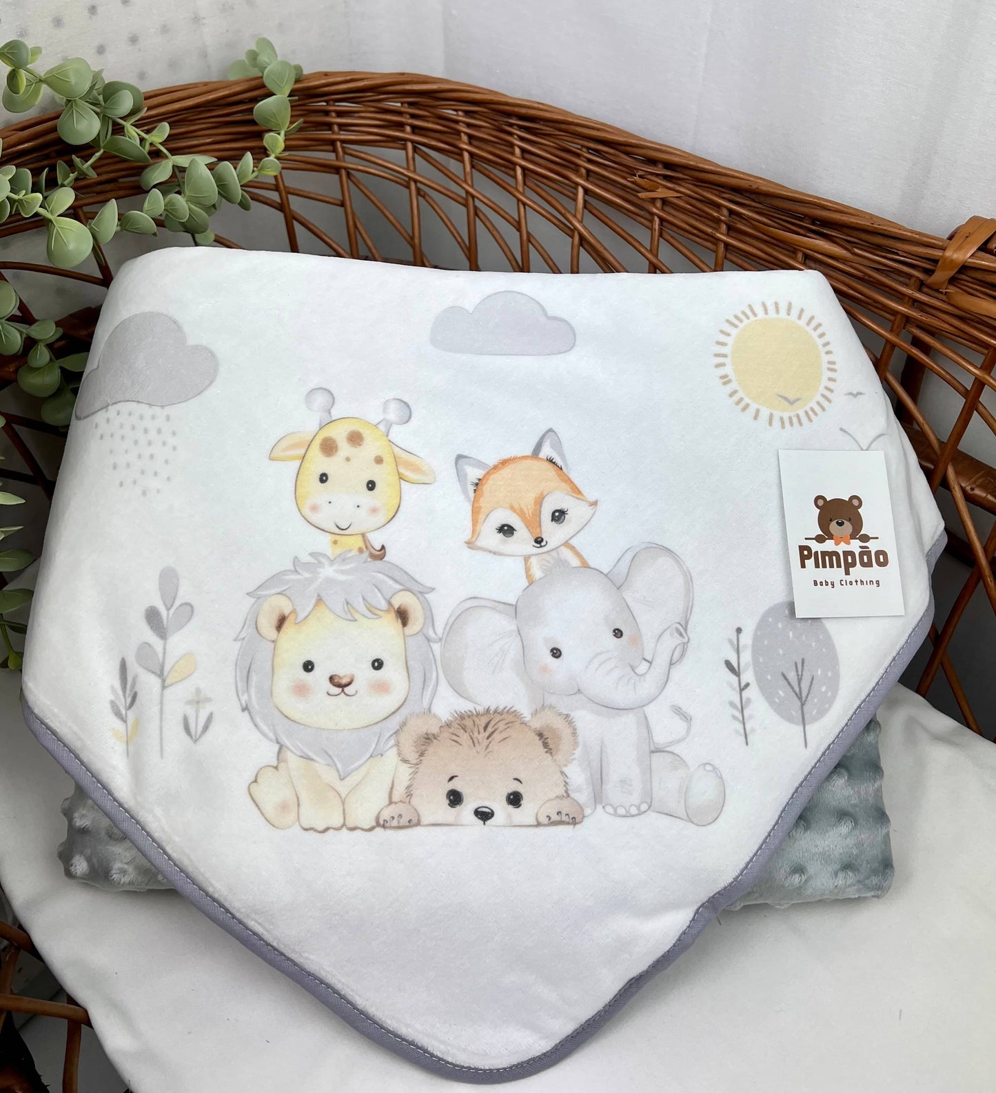 Manta polar - selva - Pimpão Baby Clothing
