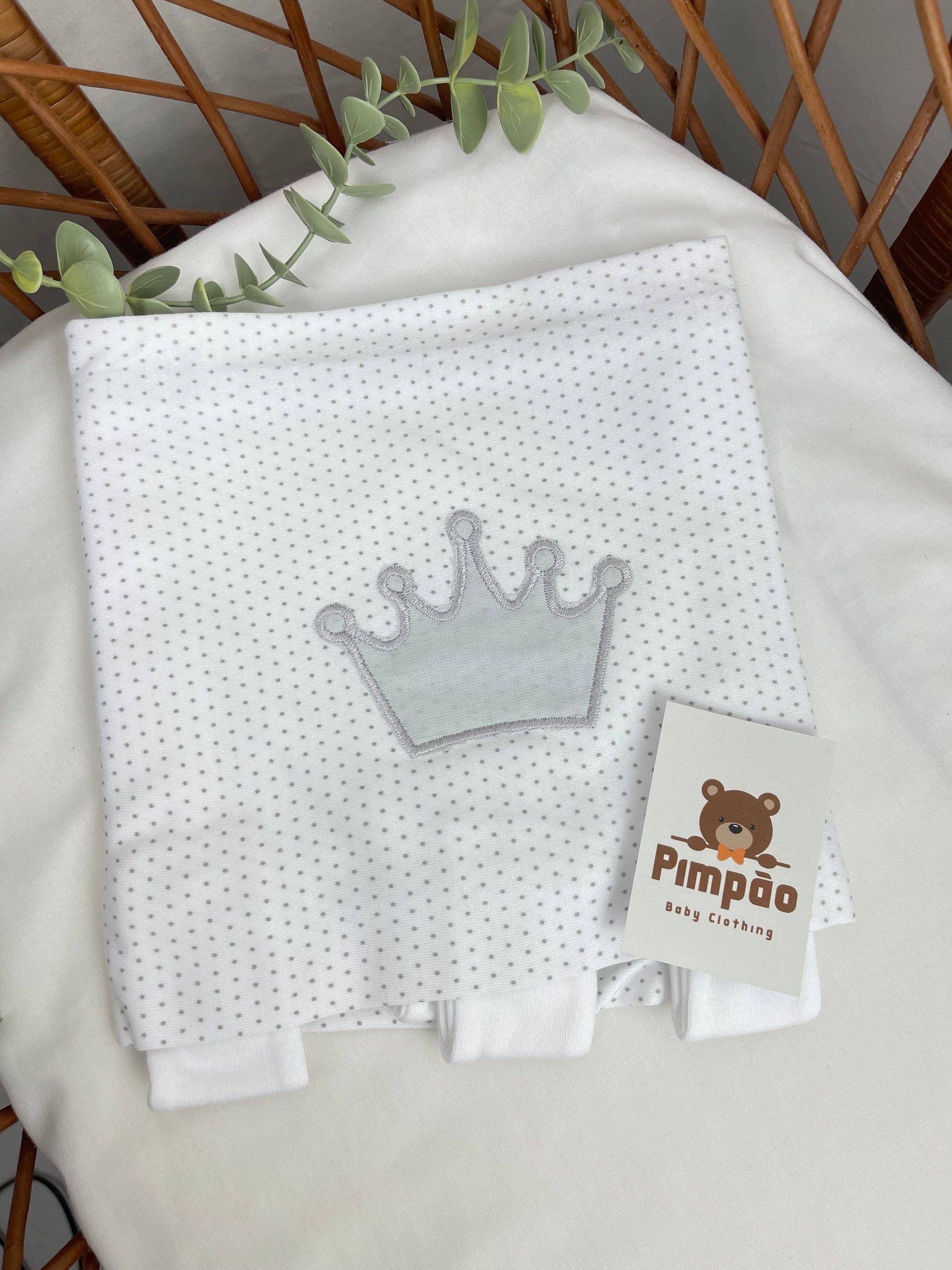 Tapa-ovo - coroa - Pimpão Baby Clothing