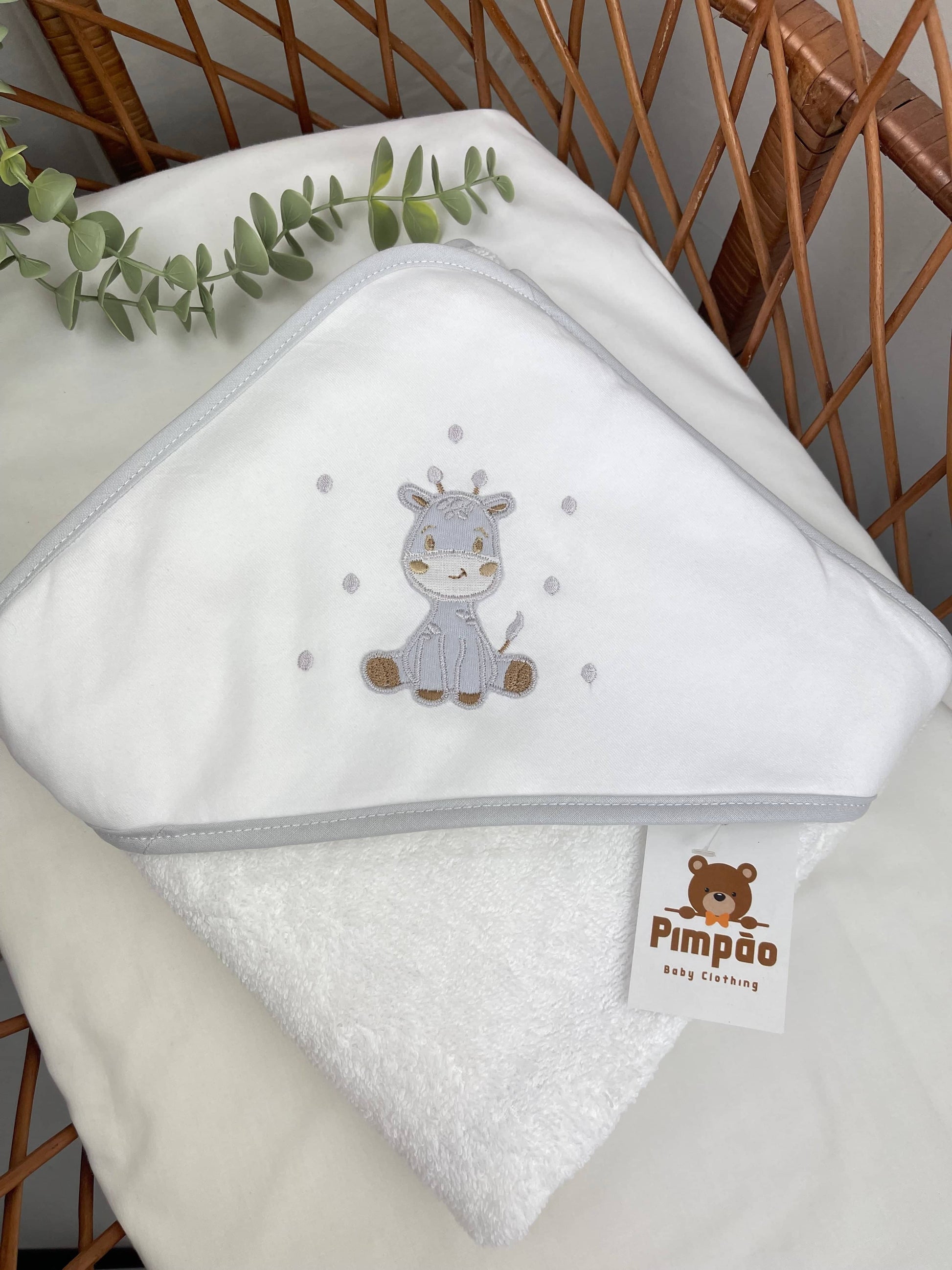 Toalha de banho - girafa - Pimpão Baby Clothing