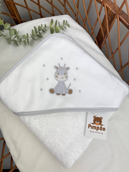 Toalha de banho - girafa - Pimpão Baby Clothing