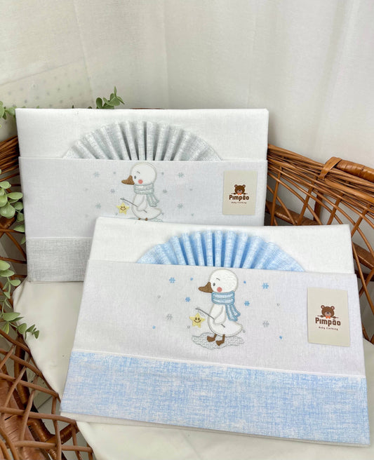 Pimpão Baby Clothing Lençóis cama de grades Lençóis de flanela - cama de grades