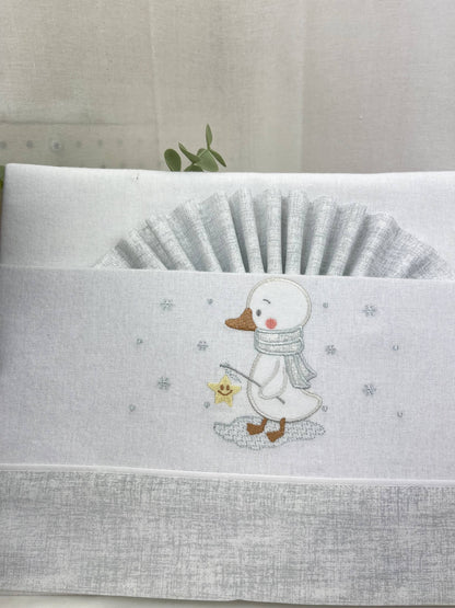 Pimpão Baby Clothing Lençóis cama de grades Lençóis de flanela - cama de grades