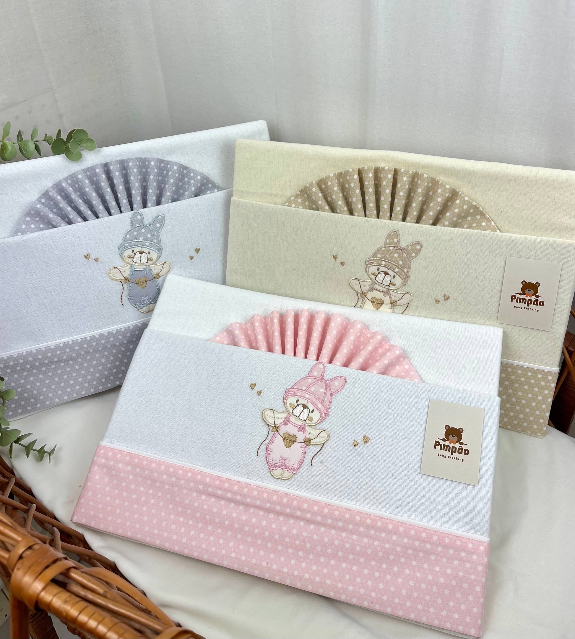 Pimpão Baby Clothing Lençóis cama de grades Lençóis de flanela - cama de grades