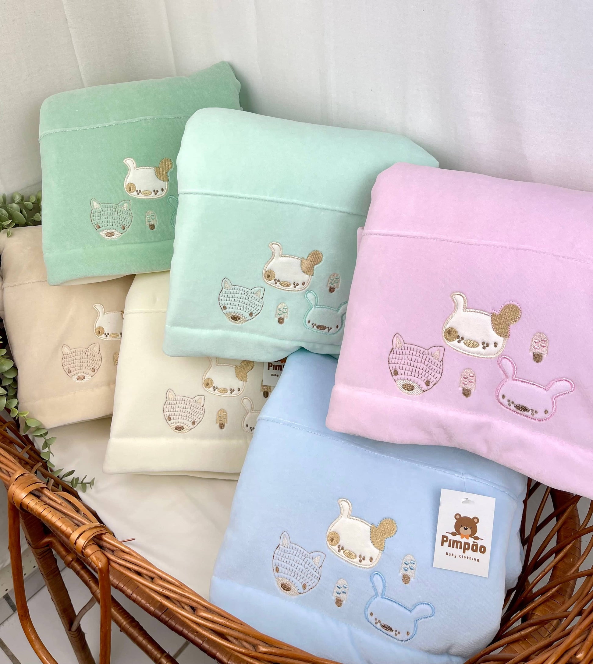 Manta polar - animais - Pimpão Baby Clothing