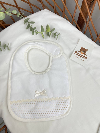 Babete - bolinhas - Pimpão Baby Clothing
