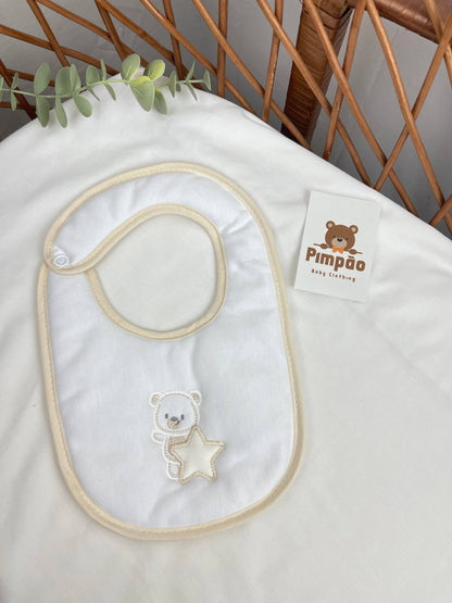 Babete - estrelinha - Pimpão Baby Clothing