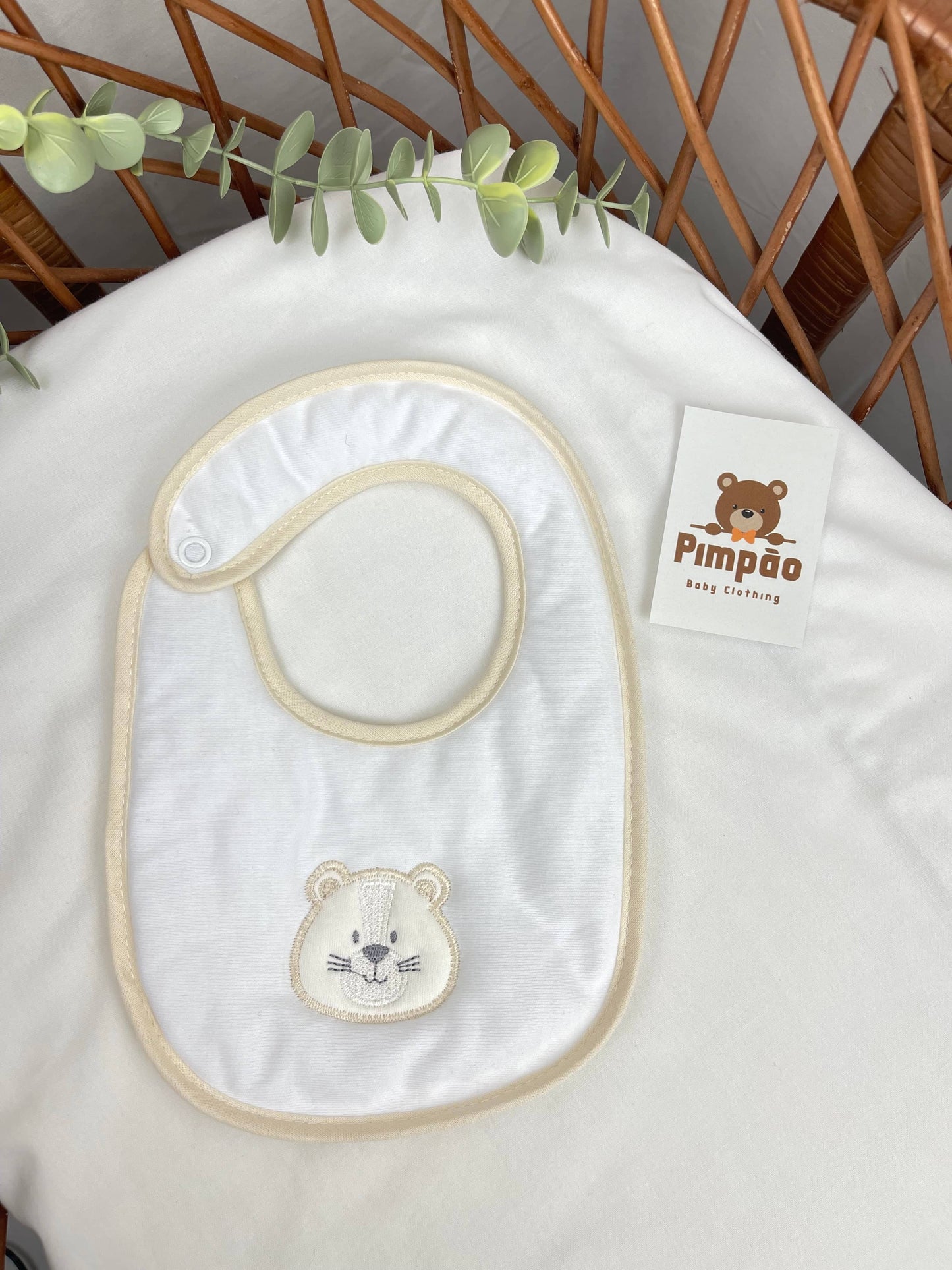 Babete - ursinho - Pimpão Baby Clothing