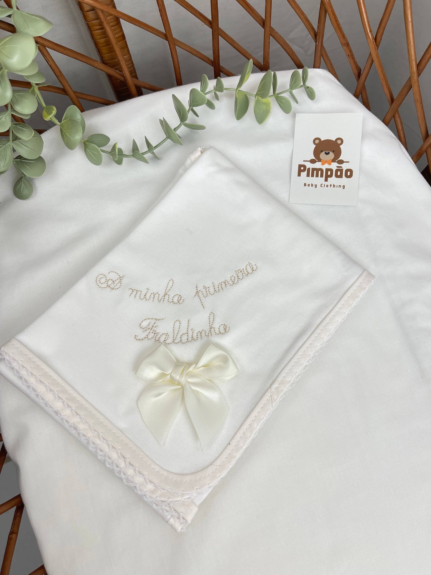 Fralda - a minha primeira fraldinha - Pimpão Baby Clothing