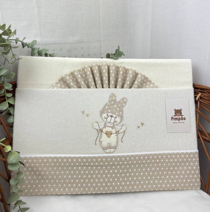 Pimpão Baby Clothing Lençóis cama de grades Pérola Lençóis de flanela - cama de grades