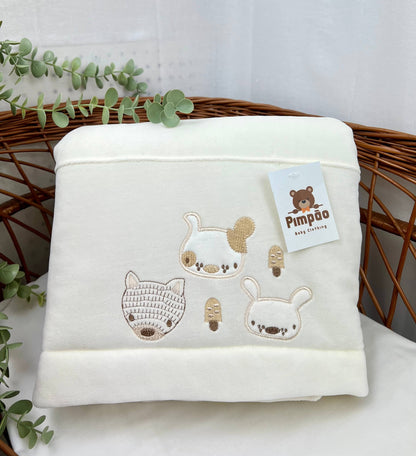 Manta polar - animais - Pimpão Baby Clothing