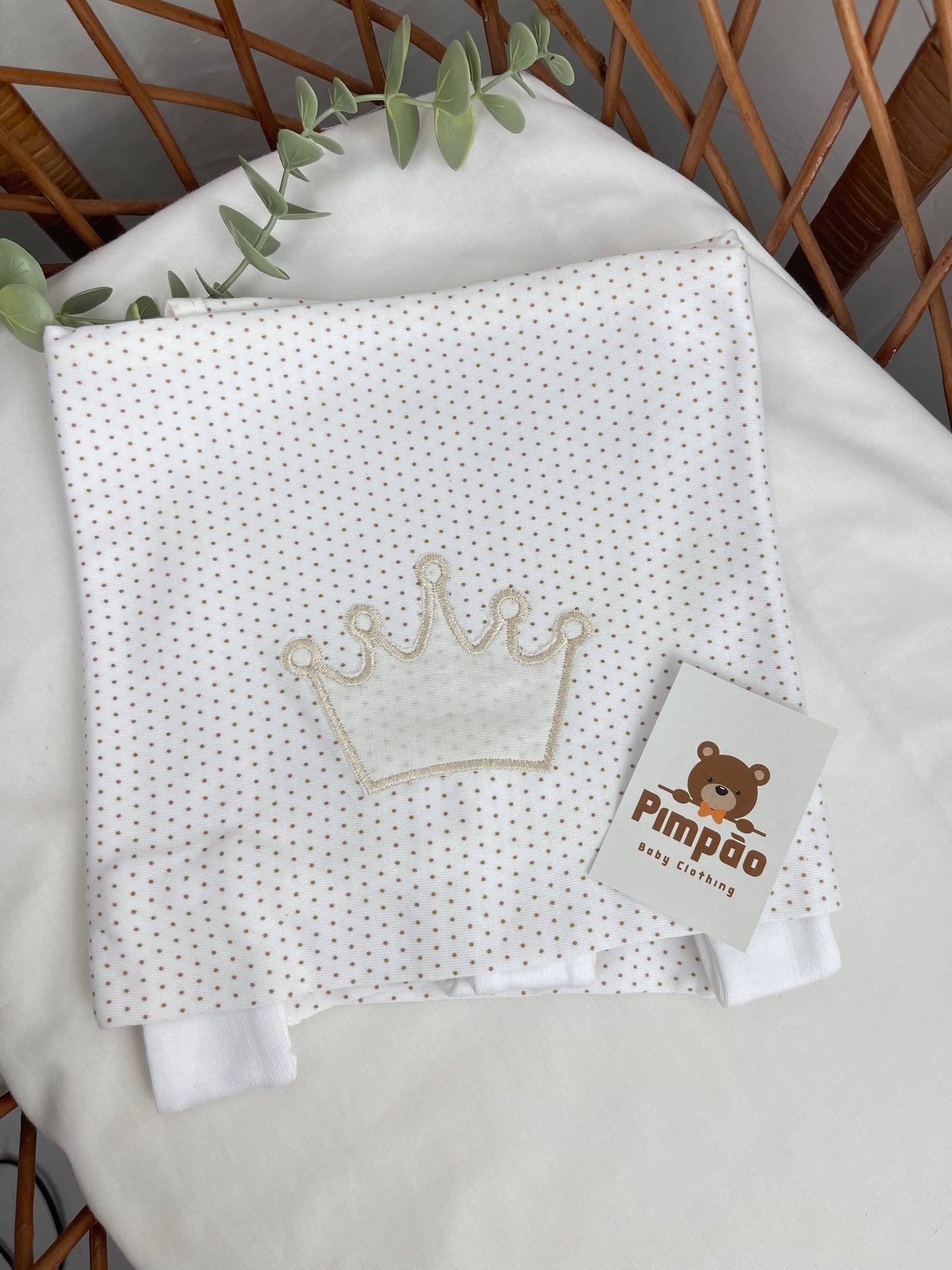 Tapa-ovo - coroa - Pimpão Baby Clothing