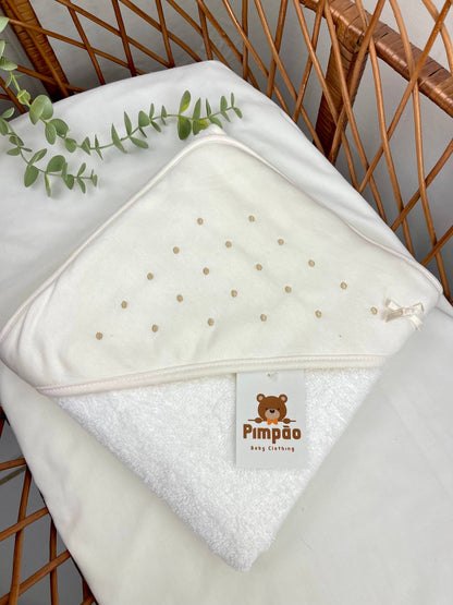 Toalha de banho - bolinhas - Pimpão Baby Clothing