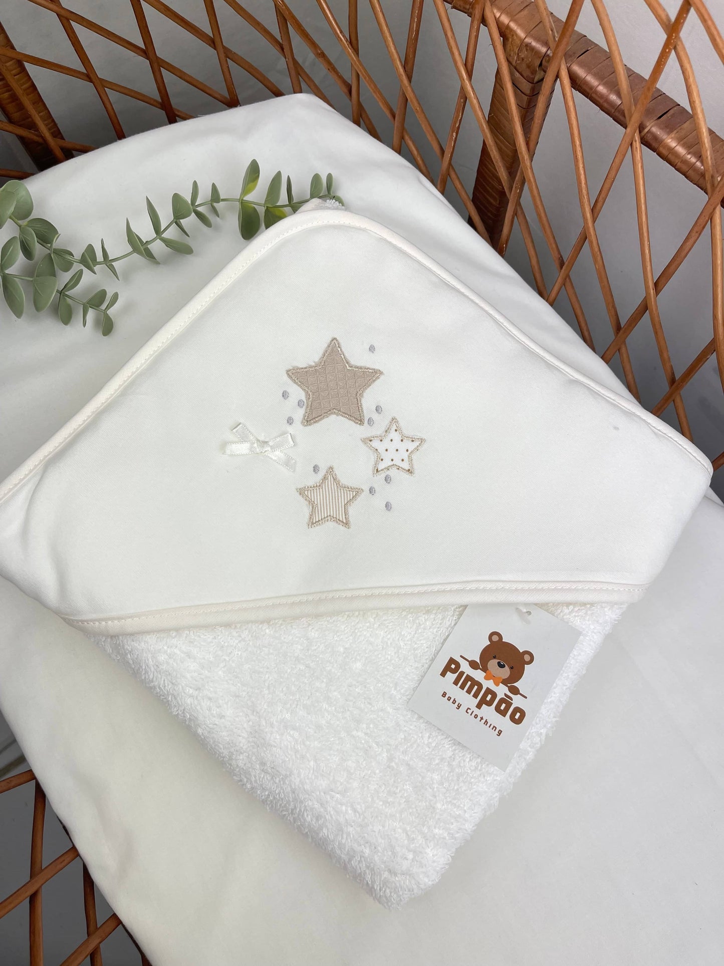 Toalha de banho - estrelinhas - Pimpão Baby Clothing
