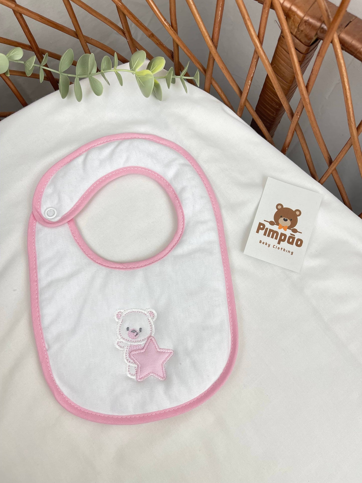 Babete - estrelinha - Pimpão Baby Clothing