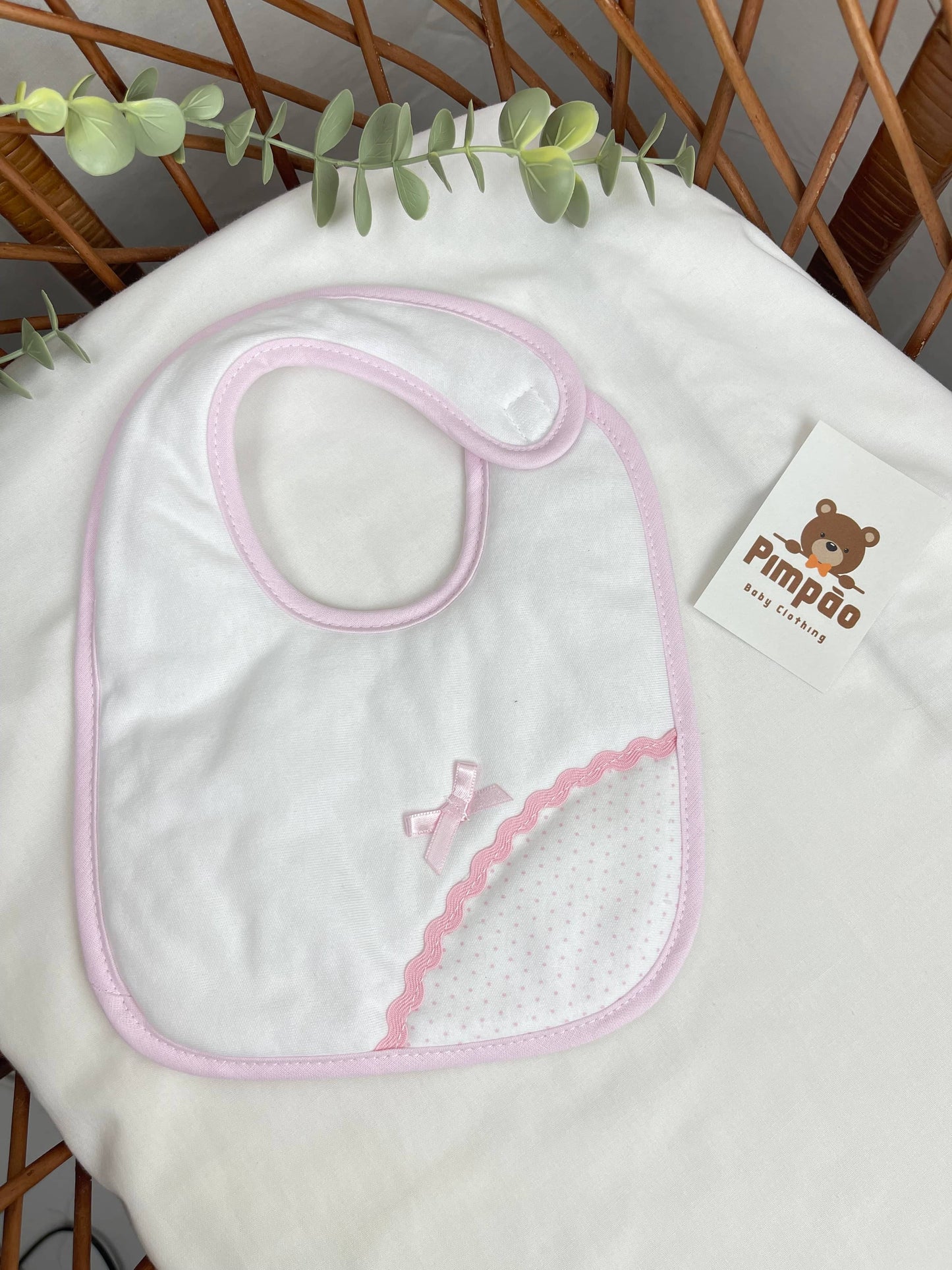 Babete - laçinho - Pimpão Baby Clothing