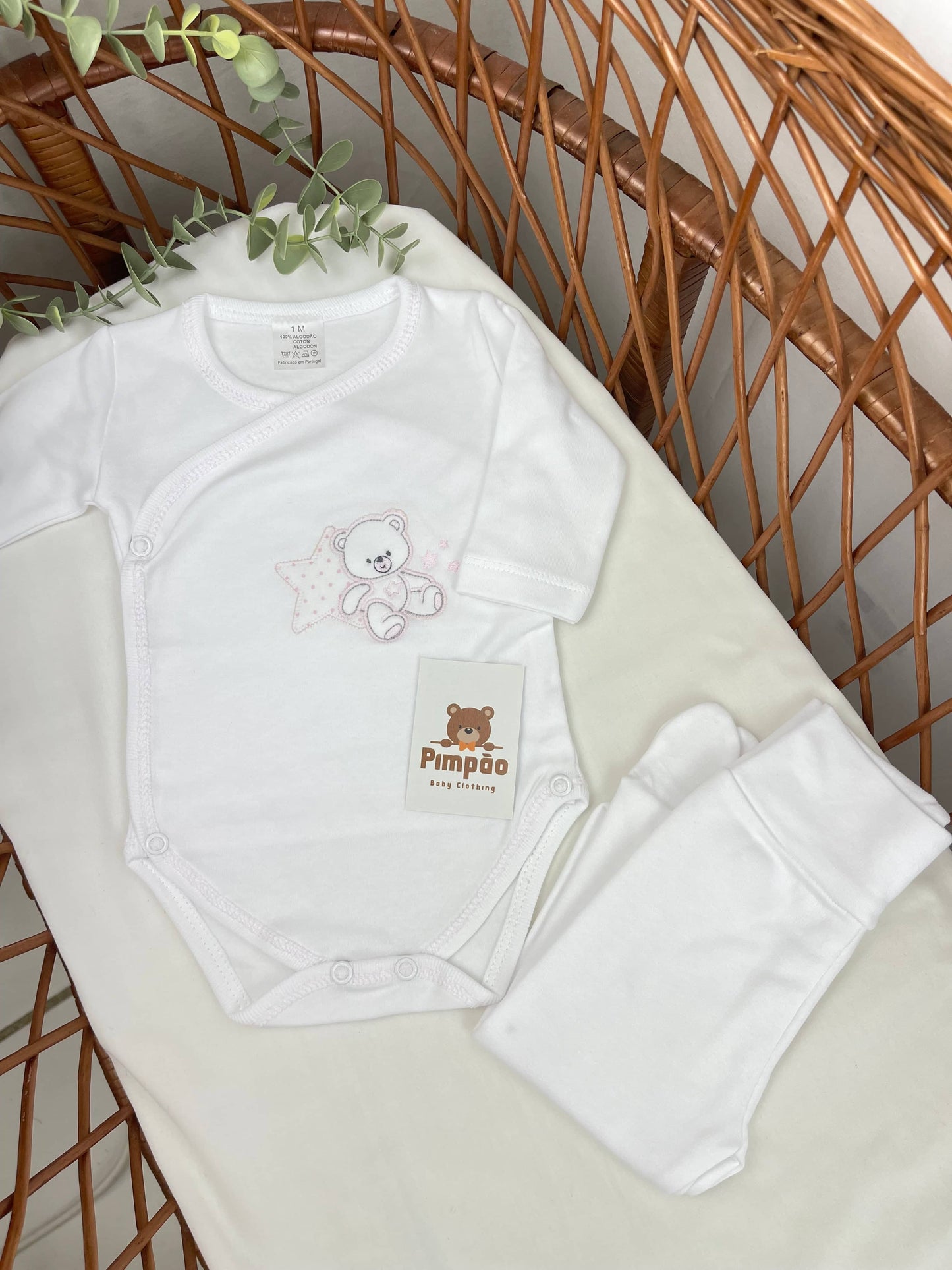 Pimpão Baby Clothing Conjunto de interiores Rosa Conjunto de interiores