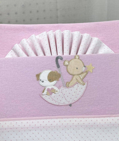 Pimpão Baby Clothing Lençóis MAXI Rosa Lençóis de flanela - MAXI
