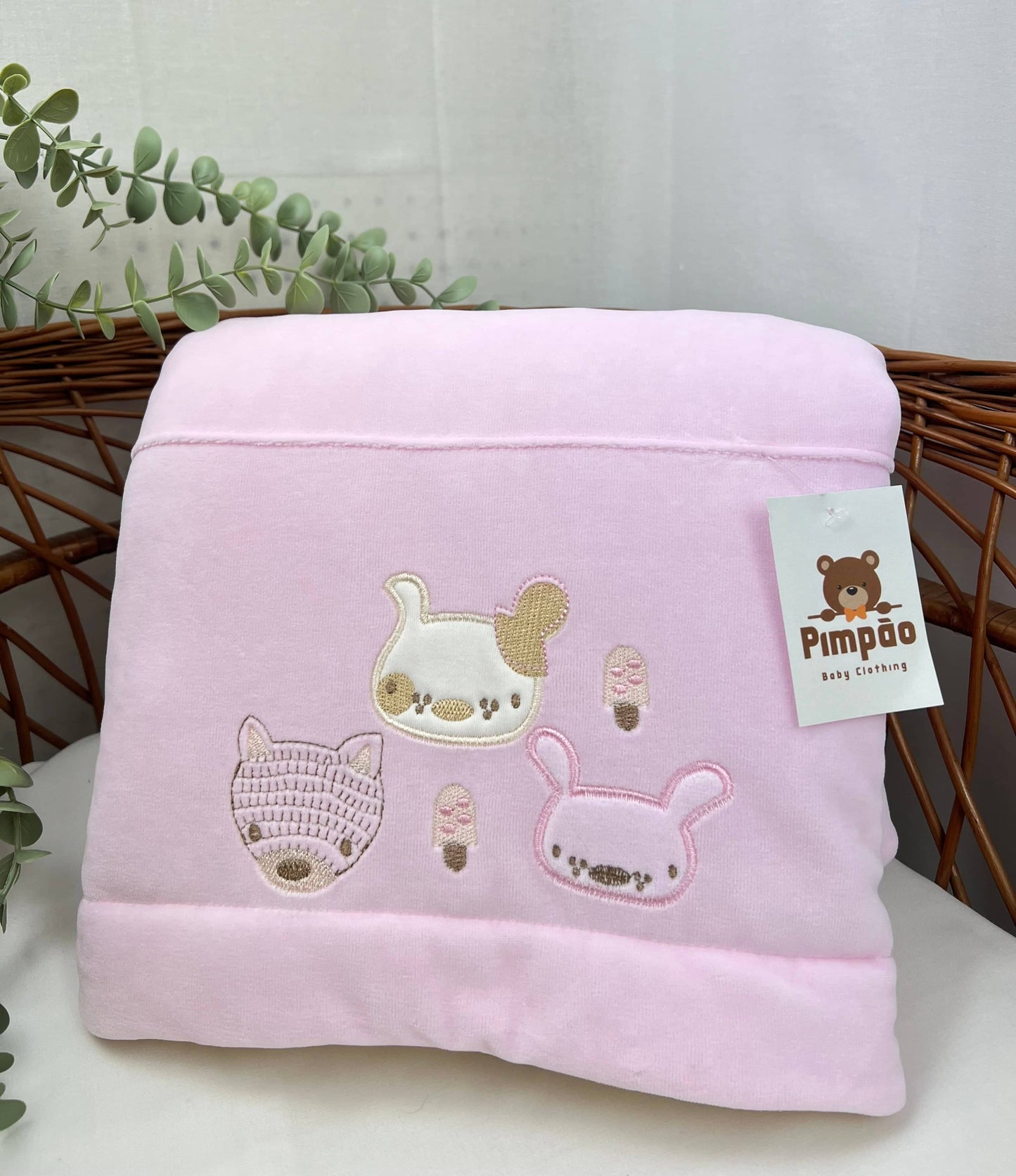 Manta polar - animais - Pimpão Baby Clothing