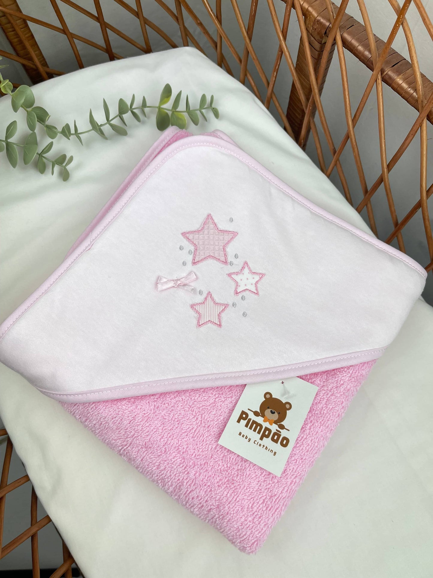 Toalha de banho - estrelinhas - Pimpão Baby Clothing