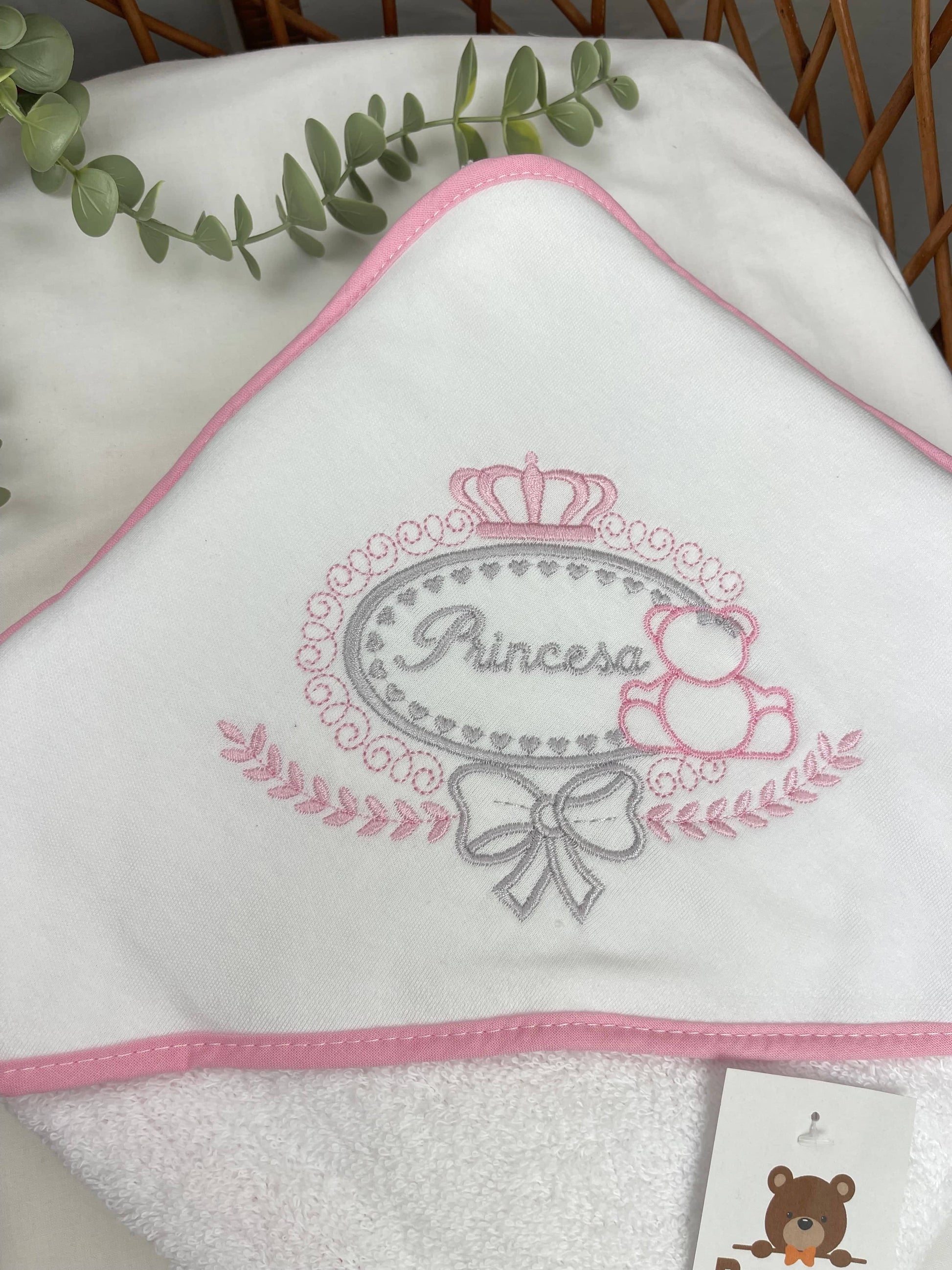 Toalha de banho - princesa - Pimpão Baby Clothing