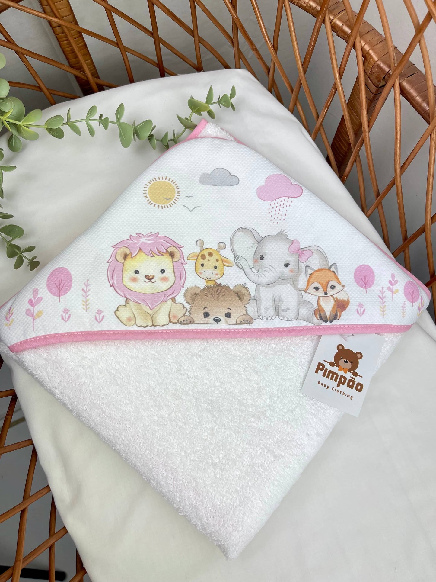 Toalha de banho - selva - Pimpão Baby Clothing