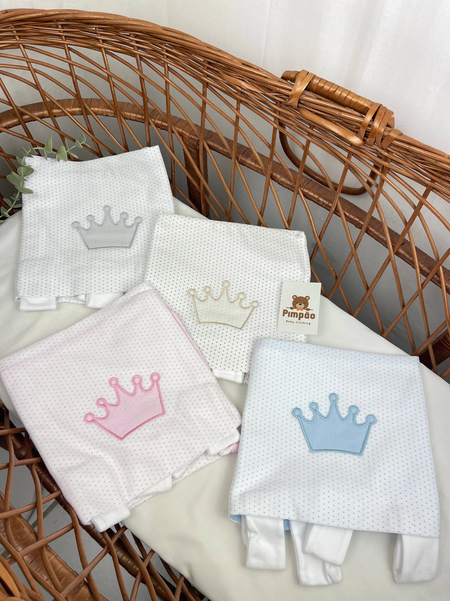 Tapa-ovo - coroa - Pimpão Baby Clothing