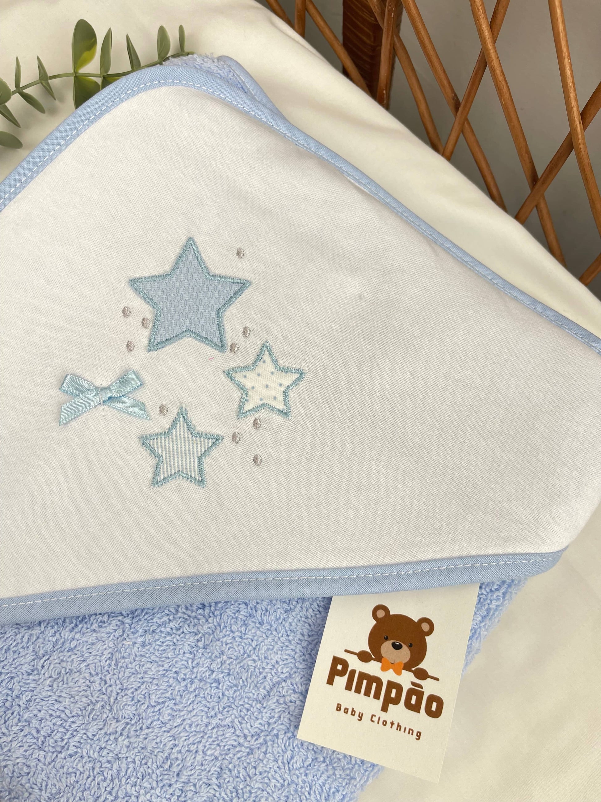 Toalha de banho - estrelinhas - Pimpão Baby Clothing