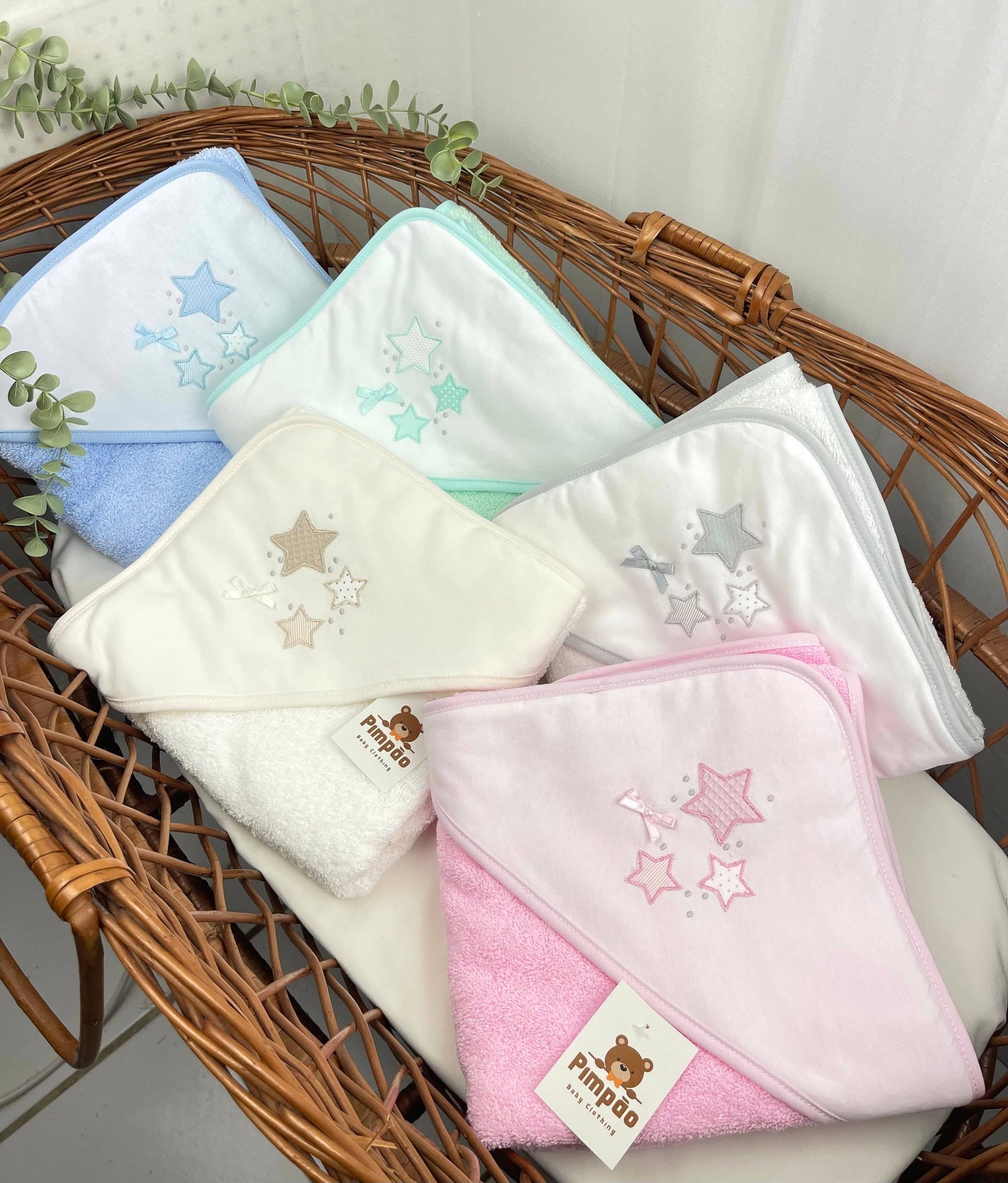 Toalha de banho - estrelinhas - Pimpão Baby Clothing
